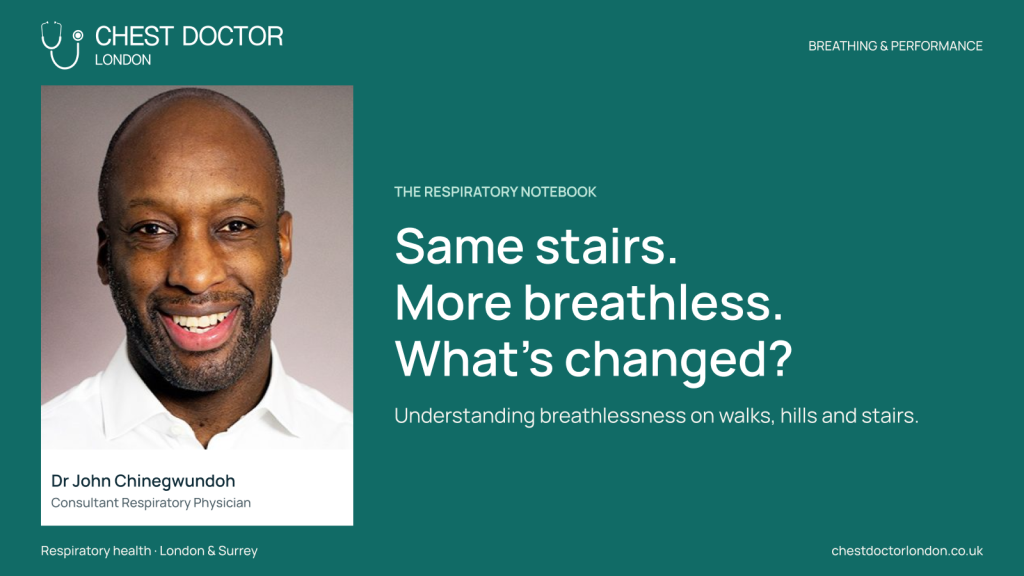 Why do I get breathless walking or climbing stairs?