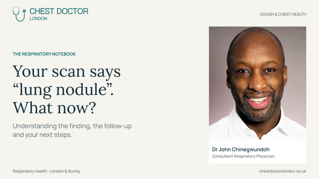 Lung nodule on a CT scan: what does it mean and what happens next?